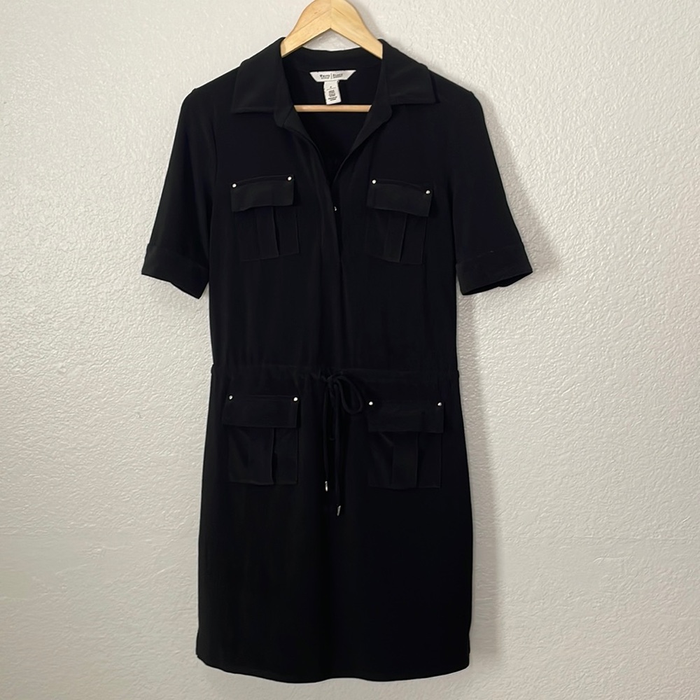 WHITE HOUSE BLACK MARKET Utility Dress | Black | Size 4